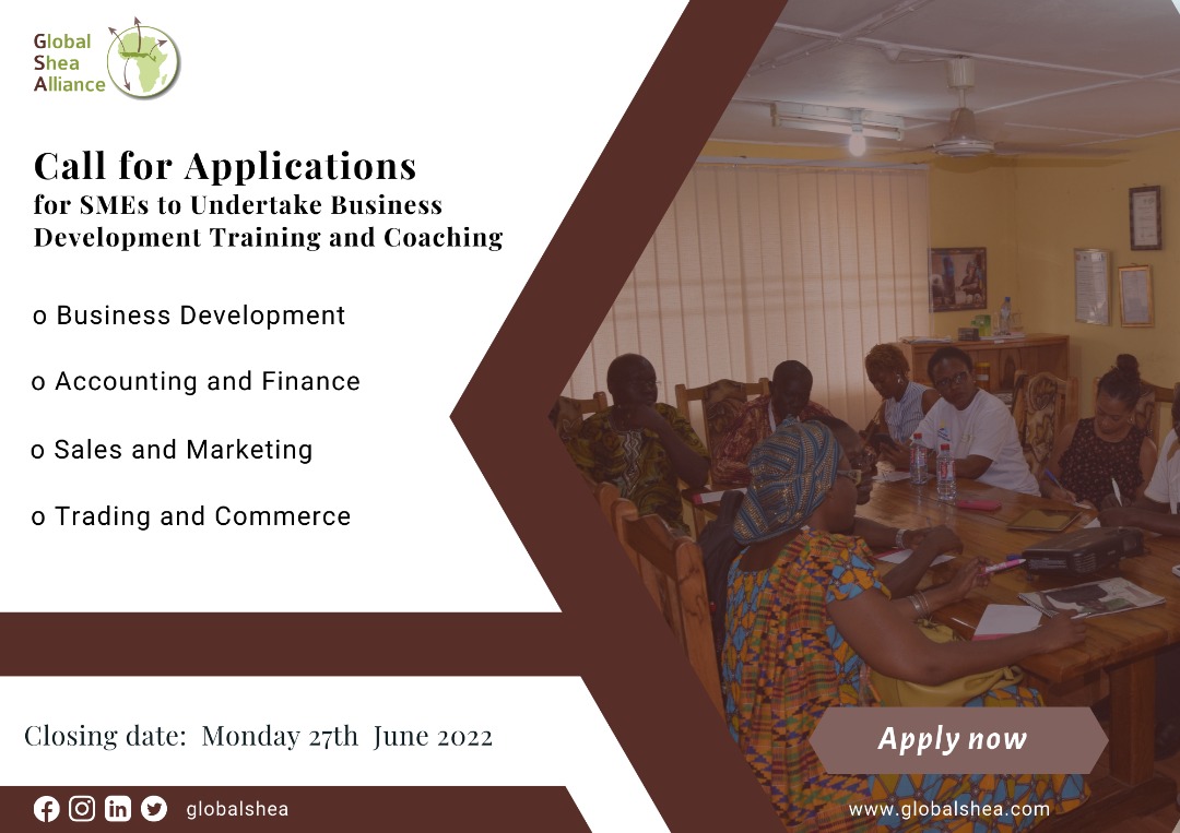 Call for Applications for SME to Undertake Business Development Training